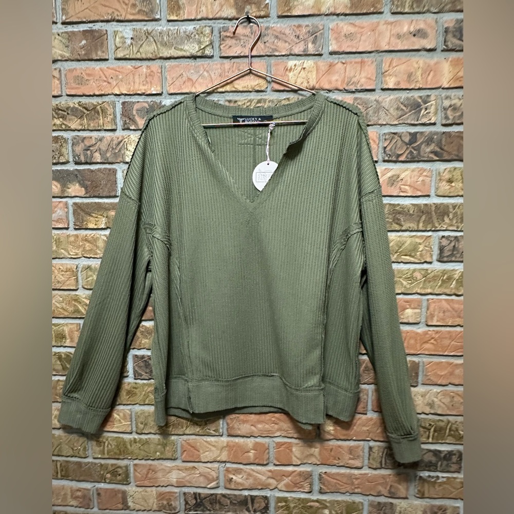 Olive Green Top